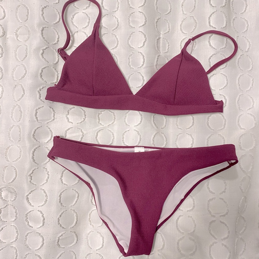 Purple Burgundy bikini set (only tried on)